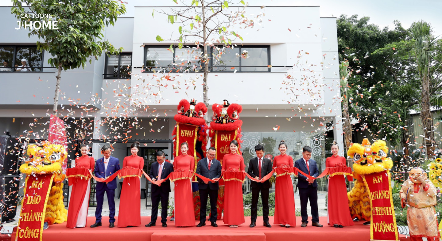 khai trương nhà mẫu Cát Tường J-Home